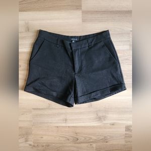 Women's dress shorts, black, size small